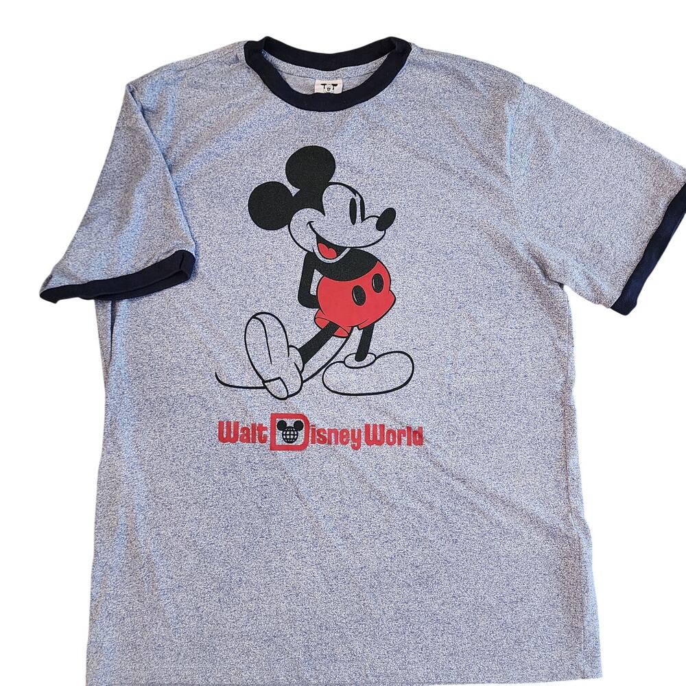 Disney Mickey Mouse Walt Disney World Ringer Tee | Men’s L